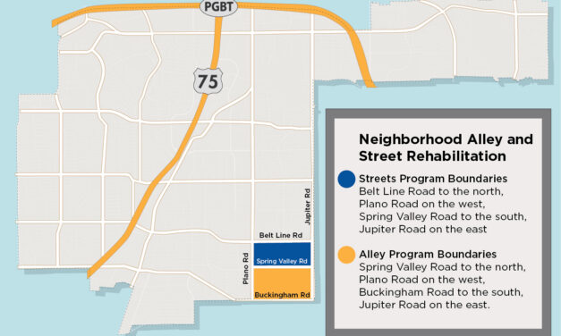 Neighborhood Alley and Street Rehabilitation Work to Begin East/Southeast of Richardson Square Mall Area Next Week 