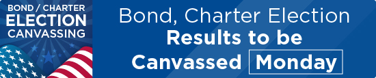 Bond, Charter Election Results to be Canvassed Monday