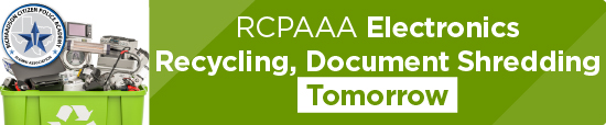 RCPAAA Electronics Recycling, Document Shredding Tomorrow