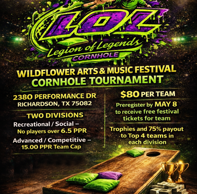 WF! Cornhole Tournament Early Registration Deadline is Next Friday