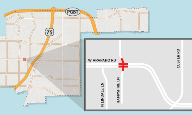 Expect Lane Closures at Arapaho/Hampshire Intersection for Traffic Signal Work 