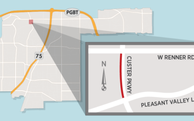 Southbound Custer Parkway Construction Project Near Renner Road Begins Monday
