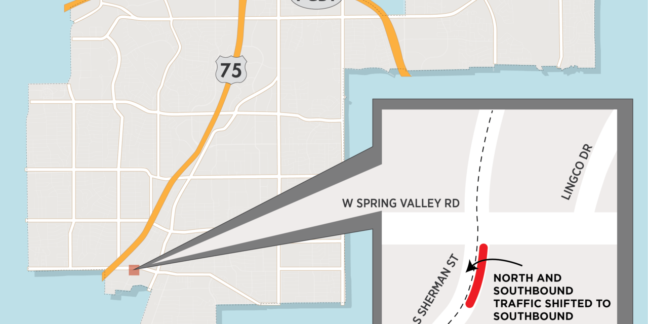 Lane Closures Planned on Spring Valley Road 