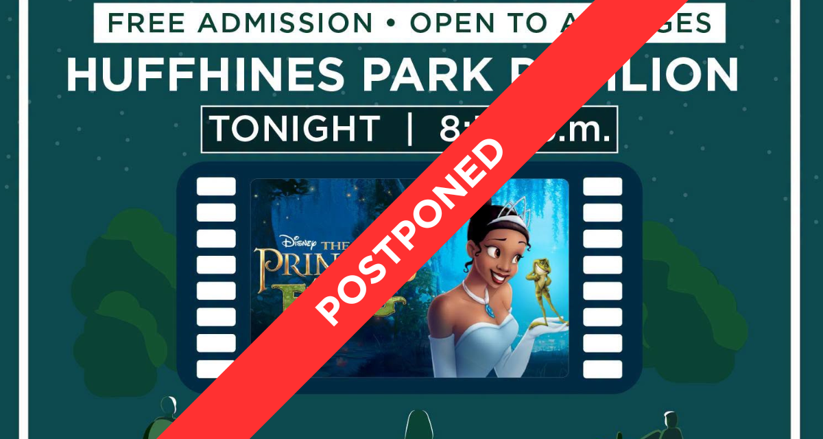 Free “Movie in the Park” – Postponed 