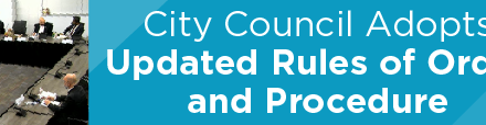 City Council Adopts Updated Rules of Order and Procedure 