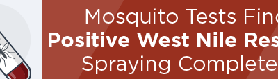 Mosquito Tests Find Positive West Nile Results; Spraying Completed