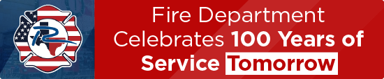 Fire Department Celebrates 100 Years of Service Tomorrow 