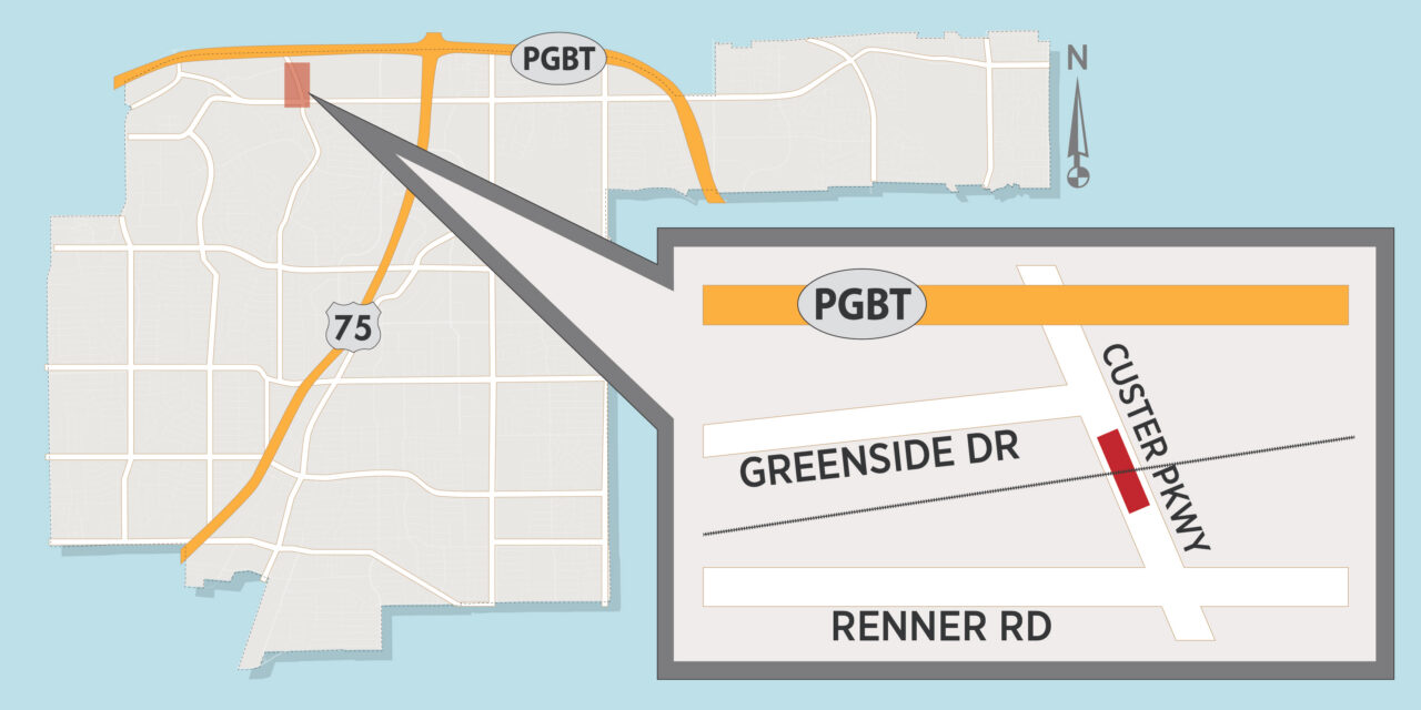 Night Work to Take Place on Custer Parkway Near Greenside 