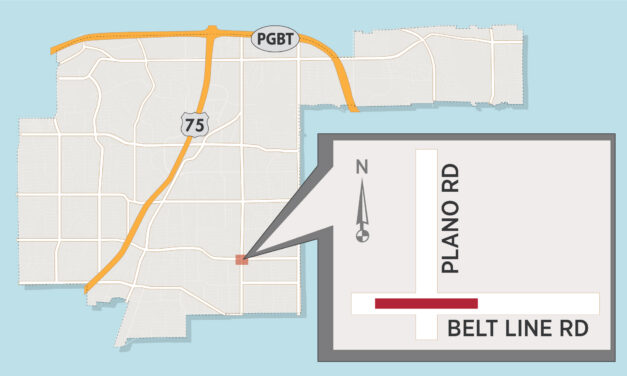 Street Light Relocation to Close Lanes on Belt Line Road at Plano Road 
