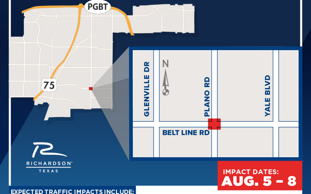 Emergency Water Main Repair Planned at Belt Line and Plano