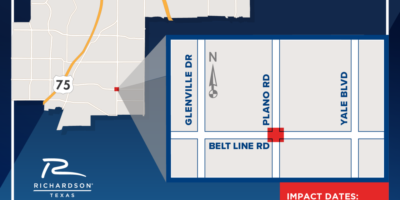 Emergency Water Main Repair Planned at Belt Line and Plano