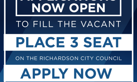 Applications for vacant Place 3 seat Now Open