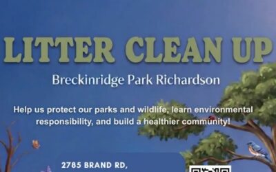 Litter Cleanup July 18 at Breckinridge Park