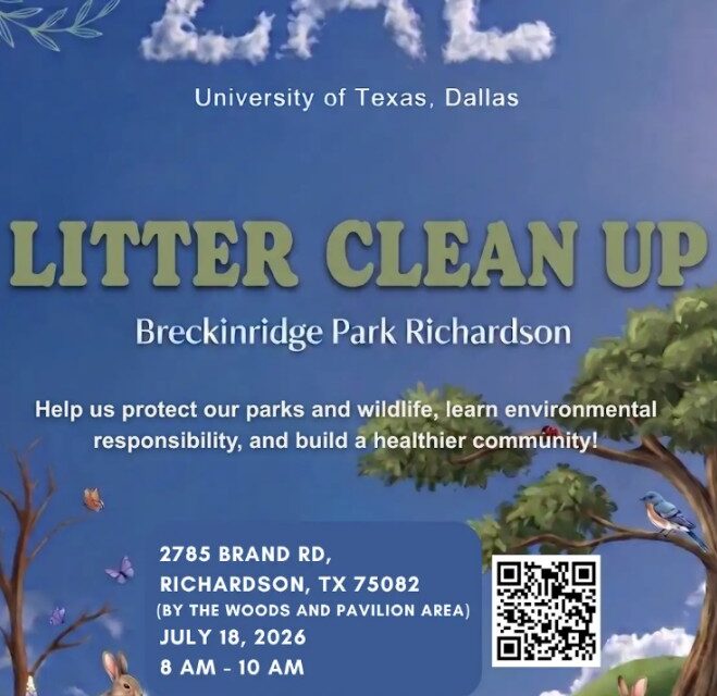 Litter Cleanup July 18 at Breckinridge Park 