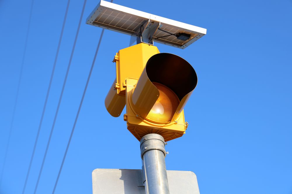 Image of a school zone flasher