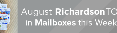 August Richardson Today in Mailboxes this Weekend
