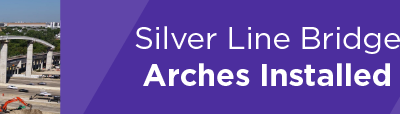 Silver Line Bridge Arches Installed