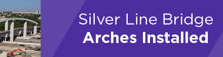 Silver Line Bridge Arches Installed 
