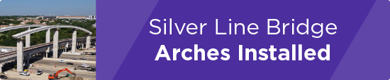 Silver Line Bridge Arches Installed 