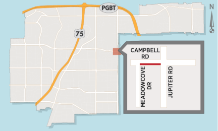Fiber Optic Work Closes Lane at Campbell and Jupiter 