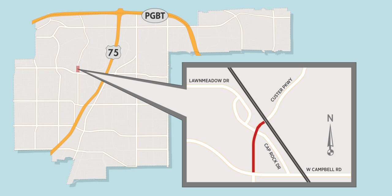 Traffic Switch Planned for Tuesday at Custer Parkway/Campbell Road