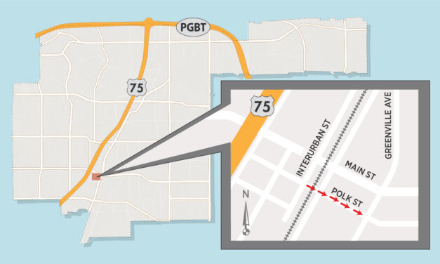 Polk Street Now One Way Between Interurban Street and Greenville Avenue