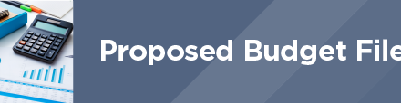 Proposed Budget Filed