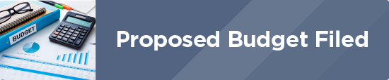 Proposed Budget Filed
