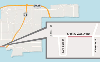 Concrete Repairs to Close Lane of Eastbound Spring Valley Drive at Goldmark Drive