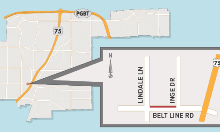 Lane Closure on Belt Line Road in The CORE District