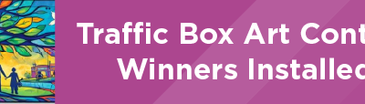 Traffic Box Art Contest Winners Installed