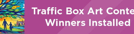 Traffic Box Art Contest Winners Installed 