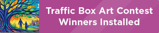 Traffic Box Art Contest Winners Installed 