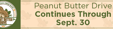 Peanut Butter Drive Continues Through Sept. 30 