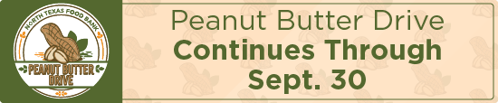 Peanut Butter Drive Continues Through Sept. 30 