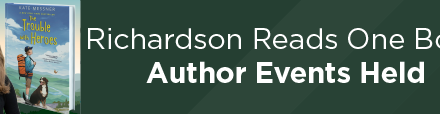 Richardson Reads One Book Author Events Held 