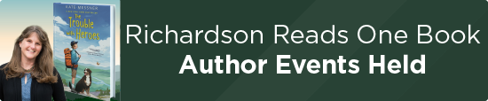 Richardson Reads One Book Author Events Held 
