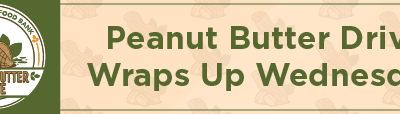 Peanut Butter Drive Wraps Up Wednesday