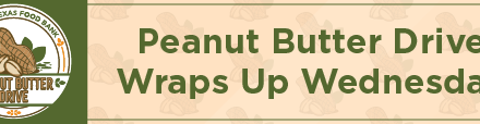 Peanut Butter Drive Wraps Up Wednesday