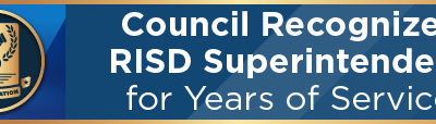 Council Recognizes RISD Superintendent for Years of Service
