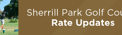 Sherrill Park Golf Course Rate Updates