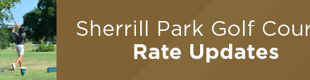 Sherrill Park Golf Course Rate Updates