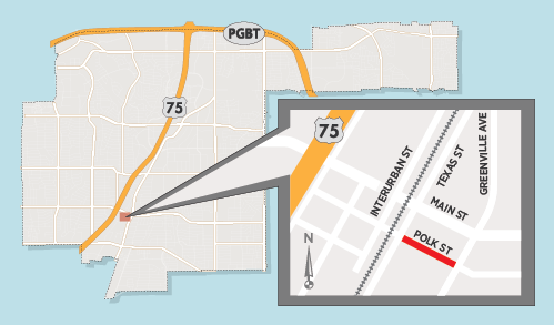 Road Closure Due to Polk Street Improvement Project
