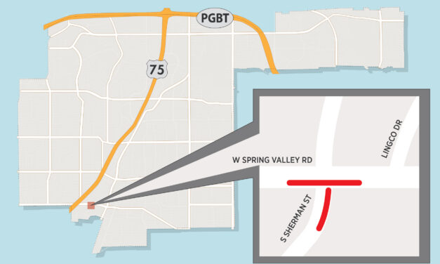 Lane Closures at Intersection of Sherman Street and Spring Valley Road 