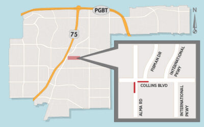 Fiber Optic Work to Close Lanes at Intersection of Collins Boulevard and Alma Road