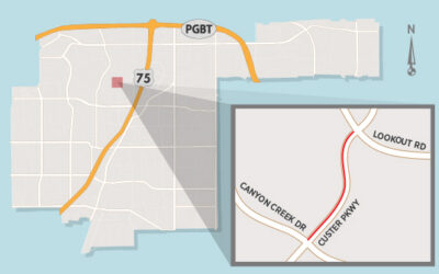 Traffic Shift on Custer Parkway Begins Oct. 12