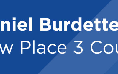 Daniel Burdette Sworn In as New Place 3 Councilmember