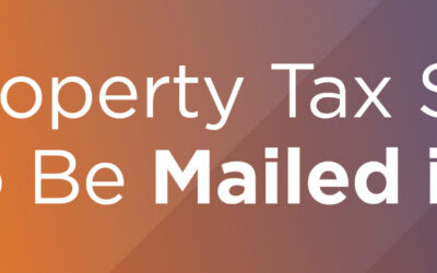 Property Tax Statements to Be Mailed in October