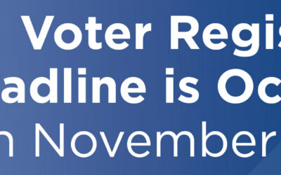 Voter Registration Deadline is Oct. 5 to Vote in November Elections