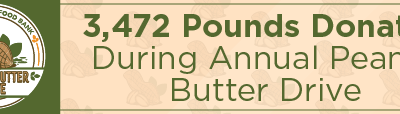 3,472 pounds donated during Annual Peanut Butter Drive 